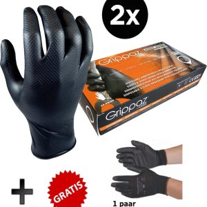 Disposable 2-Zijdig Draagbare Nitril Handschoen (50 st)