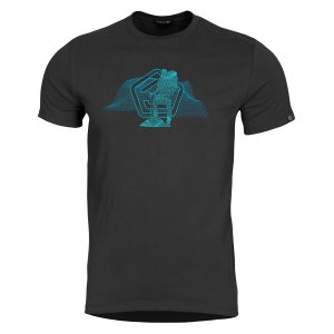 Pentagon Wireframe T-Shirt Black