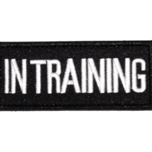 Hondenpatch IN TRAINING