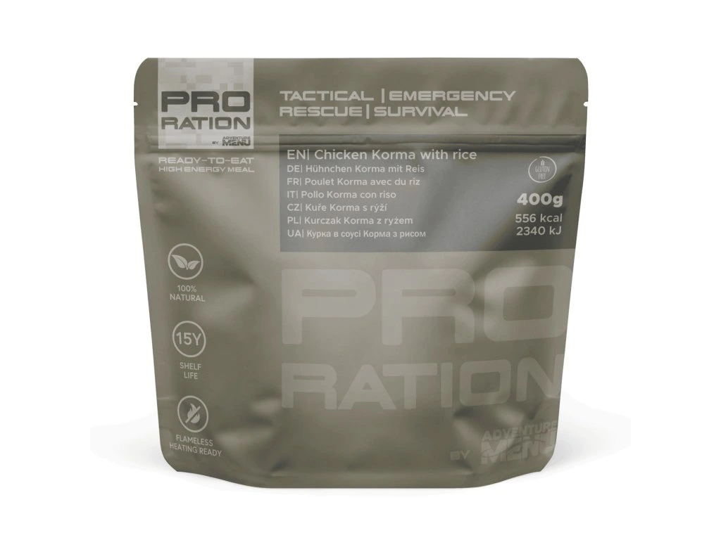 Pro-Ration Main Meal - Ready-To-Eat - Chicken Korma with rice Pro-Ration Main Meal - Ready-To-Eat - Chicken Korma with rice
