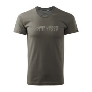 Tasmanian Tiger Logo Shirt Stone Grey Olive