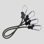 Carabiner Bungee Cords met karabijnhaken 90 cm
