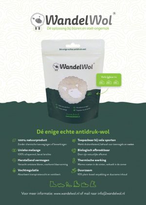 Wandelwol Anti-druk 40 gram