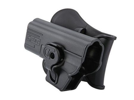 Cytac Left Hand Paddle Holster Glock 19 vooraanzicht