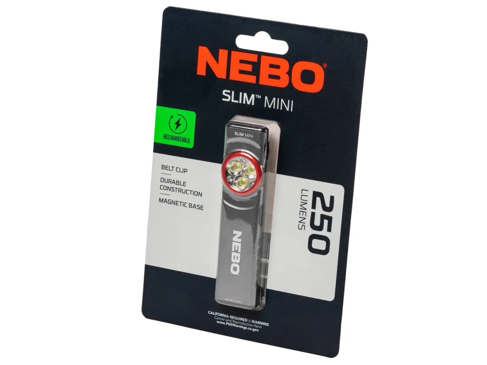 Nebo Slim Mini oplaadbare werklamp 250 lumen nebo slim mini werklamp van Nebo
